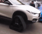 这车轮有点吊！ - This wheel is a little hoisted!