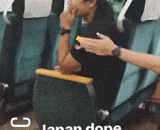 日本火车上的座椅 - A seat on a Japanese train