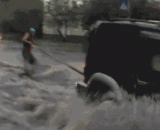 城市涨大水就是要玩的这么嗨！简直太爽了！ - Big city water is to play so hi! It's so cool!