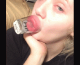 杯子丰唇法，有点丧心病狂 - A cup of lips, a bit of a sore heart