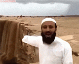 沙漠有沙瀑布！这是真的？像瀑布，但是没有水，只有沙子 - There is a sand waterfall in the desert! Is this true? Like a waterfall, but no water, only sand