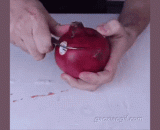 如何快速简单剥石榴！ - How to quick and simple peeling pomegranates!