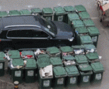 乱停车的就该这样 - That's the way to stop the parking lot