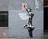 The most powerful street graffiti GIF animation good creative [4P],最牛逼的街头涂鸦变GIF动画 好创意[4P]