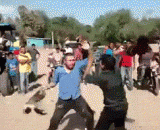 Another form of cockfighting... Chicken: I think I can save it.,斗鸡的另一种形式...鸡：我觉得我还可以救一下