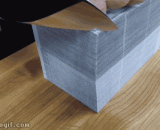 超锋利的刀，轻易切掉电话簿 - A super sharp knife, easily cut off the phone book