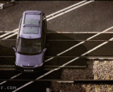 The moment the train hit the car on the railway,火车撞击铁道上的汽车瞬间