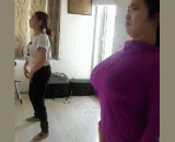 I gave the elder sister a full mark,这位大姐的胸我给满分