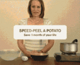 土豆去皮的最快方法 - The fastest way to peel potatoes