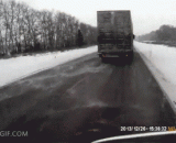 远离大货车，珍爱生命 - Stay away from a big van and cherish life
