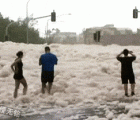 澳大利亚沿海天降泡沫 - Australian coastal sky descending foam