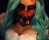 卧槽！这个万圣节妆容好恐怖 - What the fuck！ This Halloween make-up is terrifying