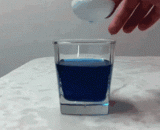 Put the egg shell into copper sulphate for 3 days...,把鸡蛋壳放进硫酸铜里3天……