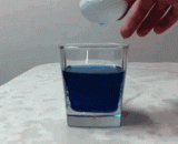 把鸡蛋壳放进硫酸铜里3天…… - Put the egg shell into copper sulphate for 3 days...