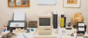 桌面的进化史gif动态图，1980—2014 - The evolution history of the desktop GIF dynamic map, 1980 - 2014