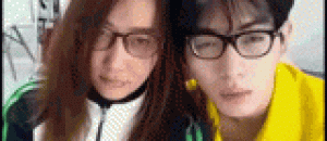 韩国一对兄妹PO的他们妆前和妆后的样子 - A pair of siblings of PO in Korea before and after makeup.